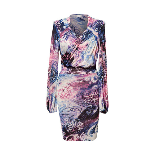 Calypso Print Meditterranean Lounge Dress